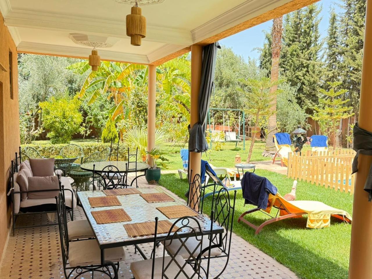 Ilafe Farmhouse, Villa Avec Piscine Chauffee Privee Et Jacuzzi Pour Familles Marrákes Kültér fotó